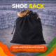 Shoe sack by hereandtherewithzeem