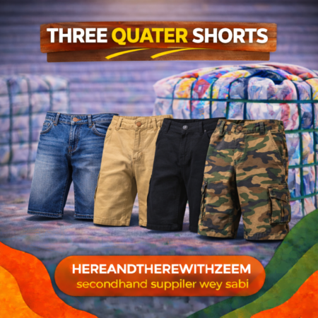 THREE QUATER SHORTS By Hereandtherewithzeem