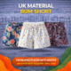UK Material Bum-shorts by hereandtherewithzeem
